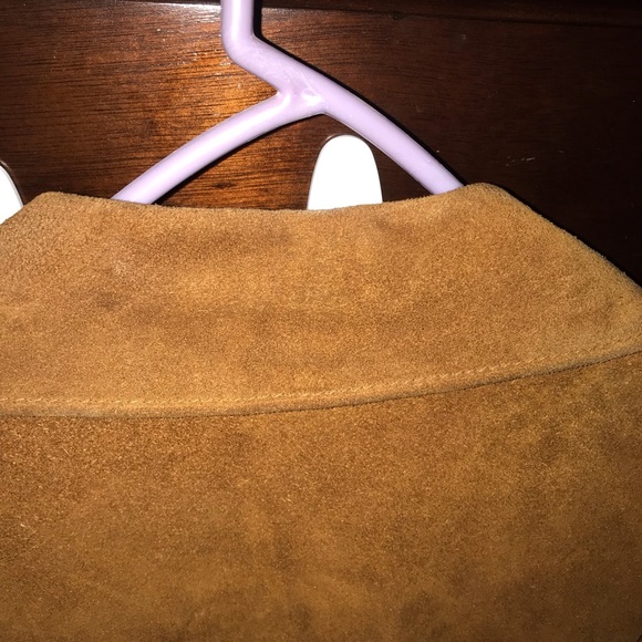 SOLD! Vintage Western Schott Suede Fringed Jacket - Picture 8 of 8